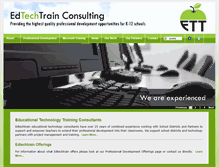 Tablet Screenshot of edtechtrain.com